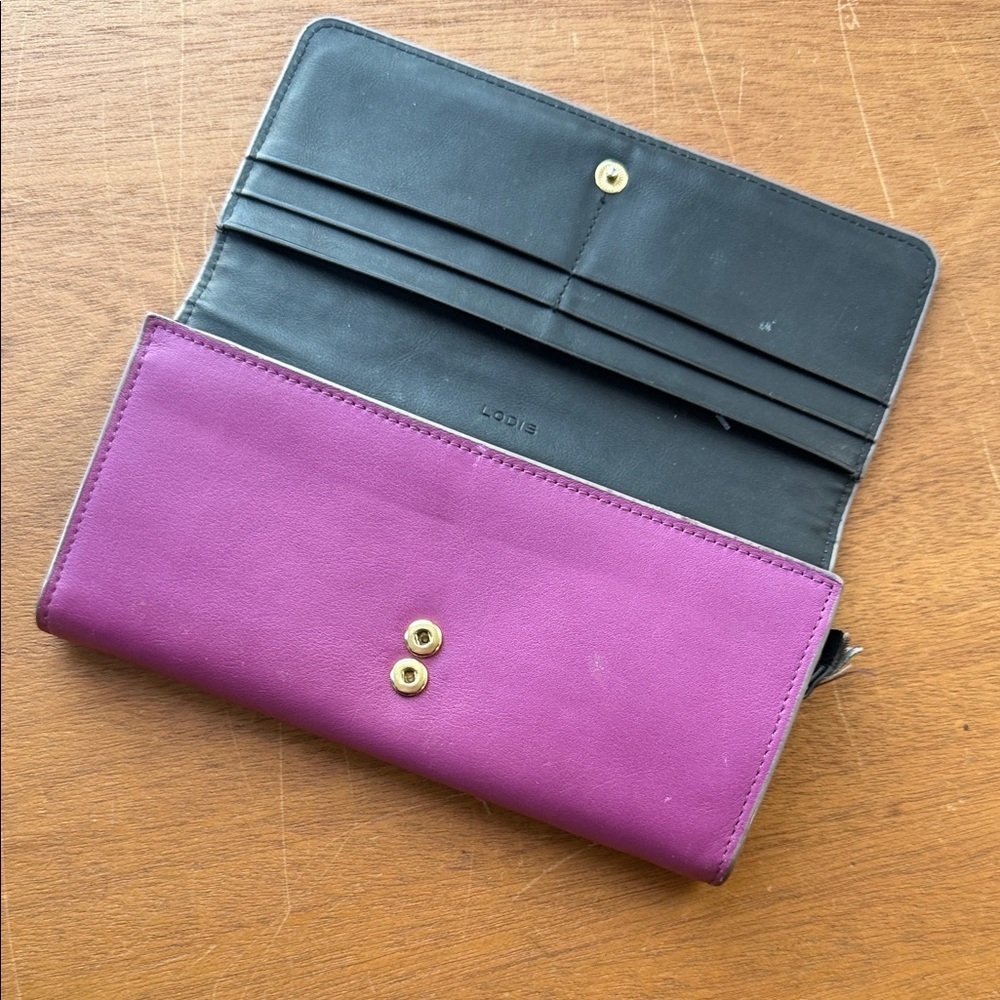 Vintage Lodi’s Pink Leather Women's Clutch - Picture 4 of 7